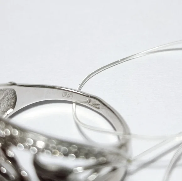 Sterling Silver ROSE🌹 ring size 7.5 - Picture 11 of 12